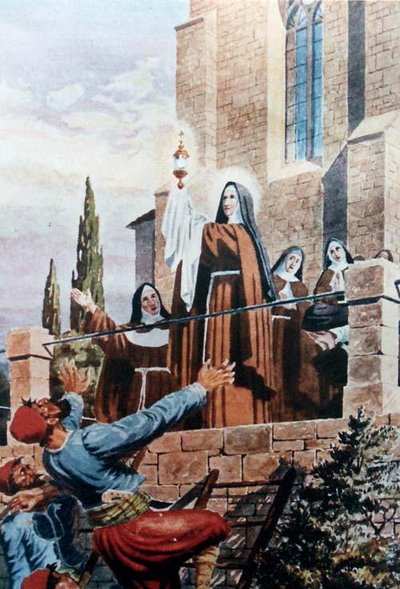Saracens Retreat Before St. Clare by Blaz Farcnik